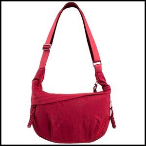 Nylon Hobo Crescent Crossbody Bag Multi-Pocket Sling Shoulder Purse Chic